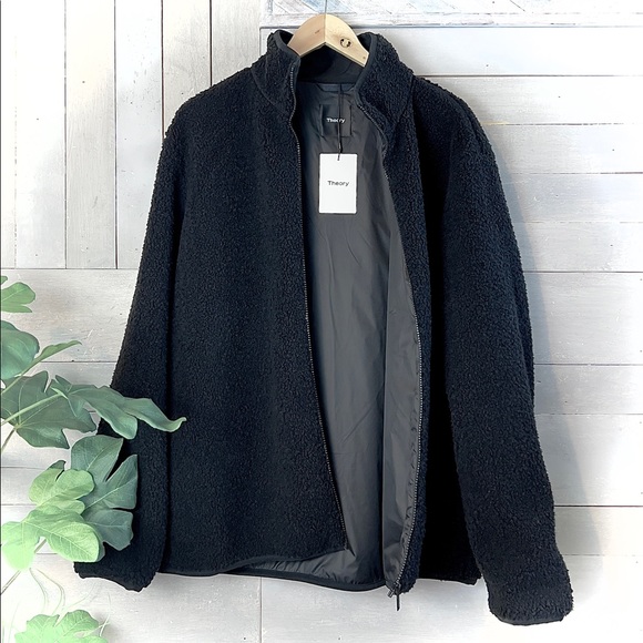 Theory Classon Fall Fleece Full Zip Jacket - Picture 9 of 12